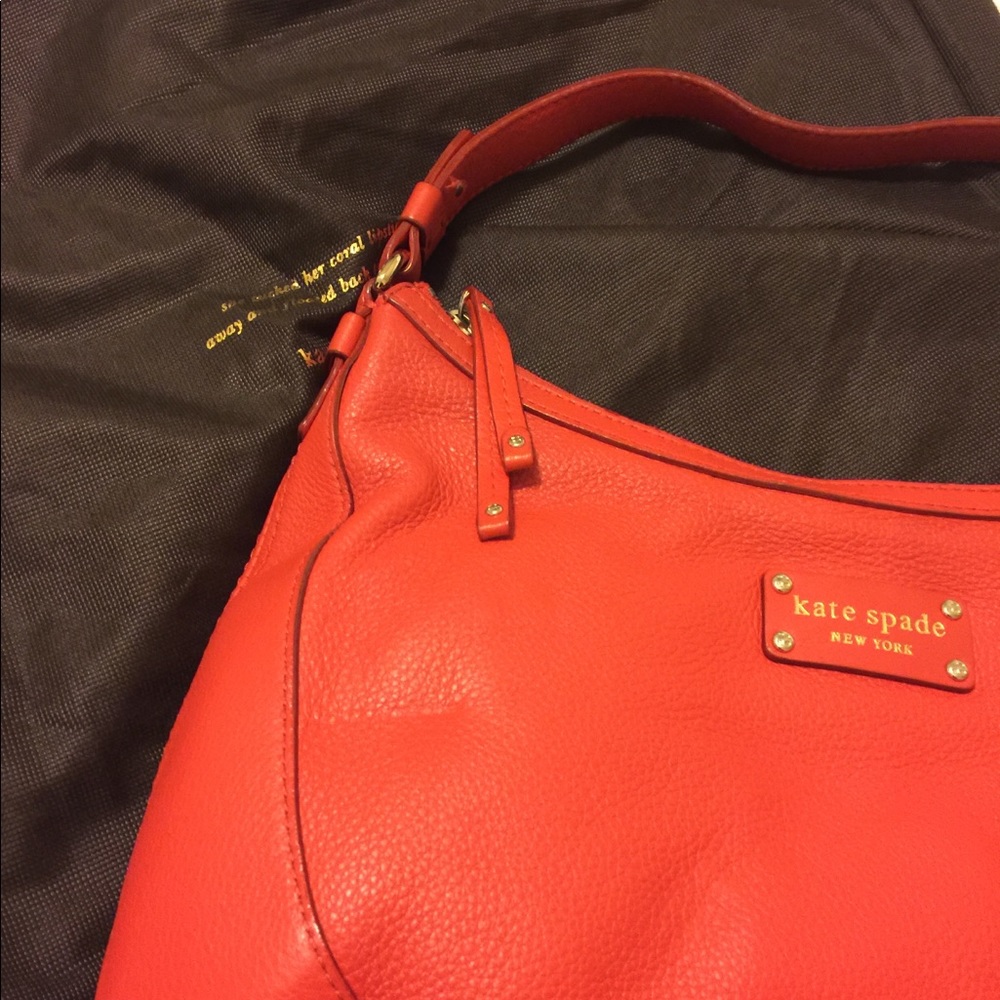 Kate Spade - Bright Red/Orange - Bucket Bag
